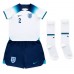 England Kyle Walker #2 kläder Barn VM 2022 Hemmatröja Kortärmad (+ korta byxor)